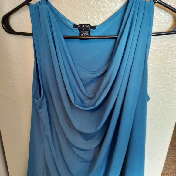 U-Knit Blue Sleeveless Top - Picture 1 of 3